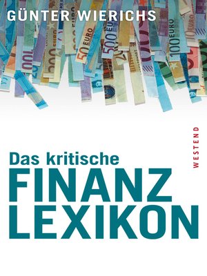 cover image of Das kritische Finanzlexikon
